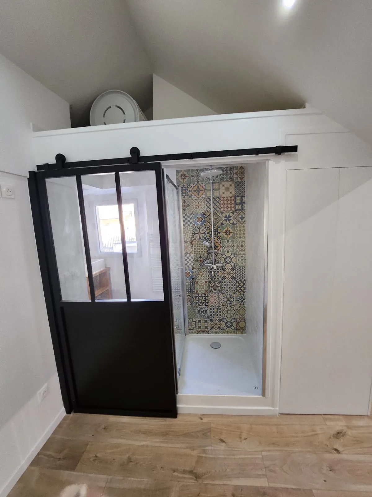 Verrière et porte coulissante sur mesure — Projet 5